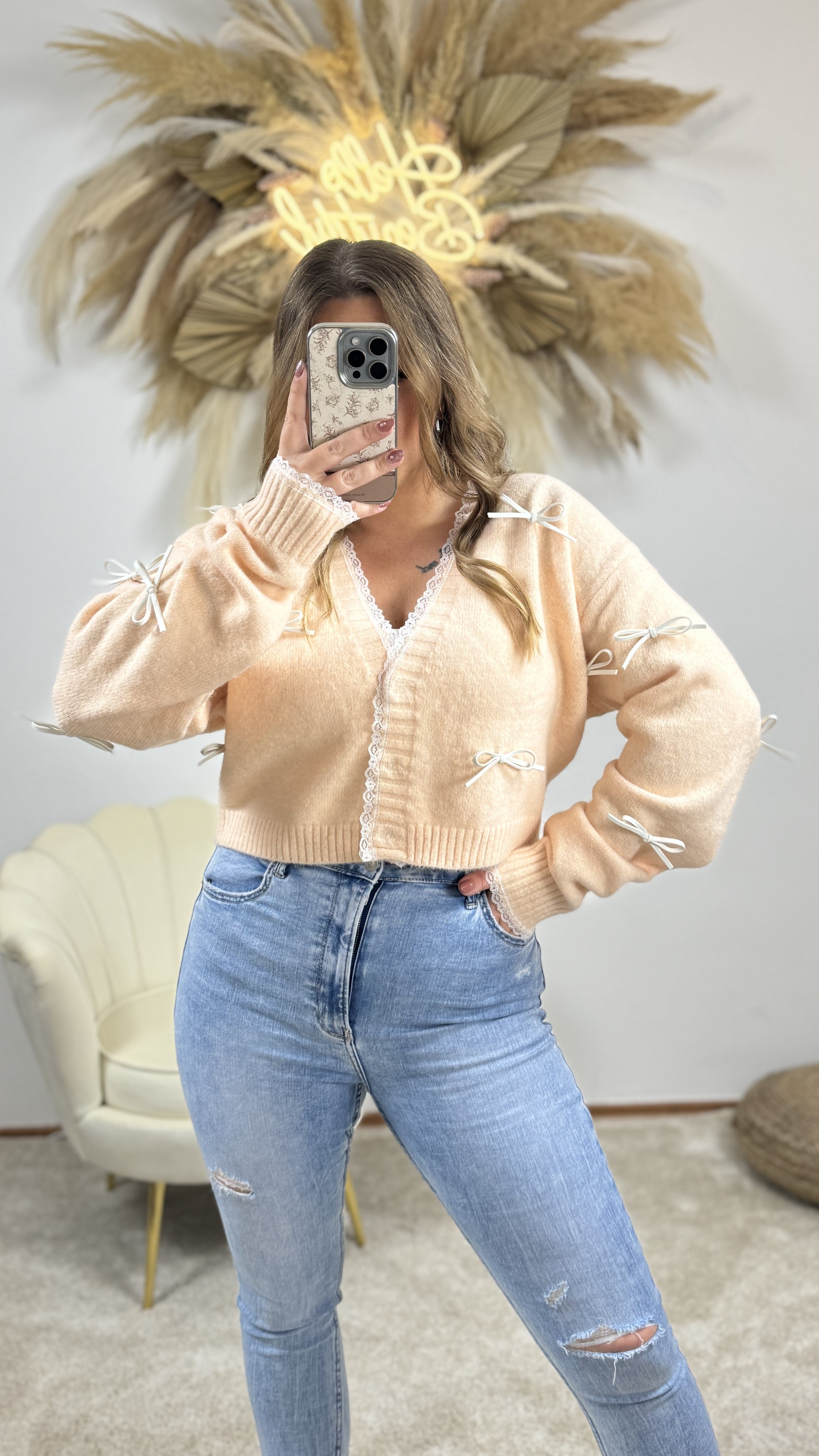 Cardigan Cutie | Apricot