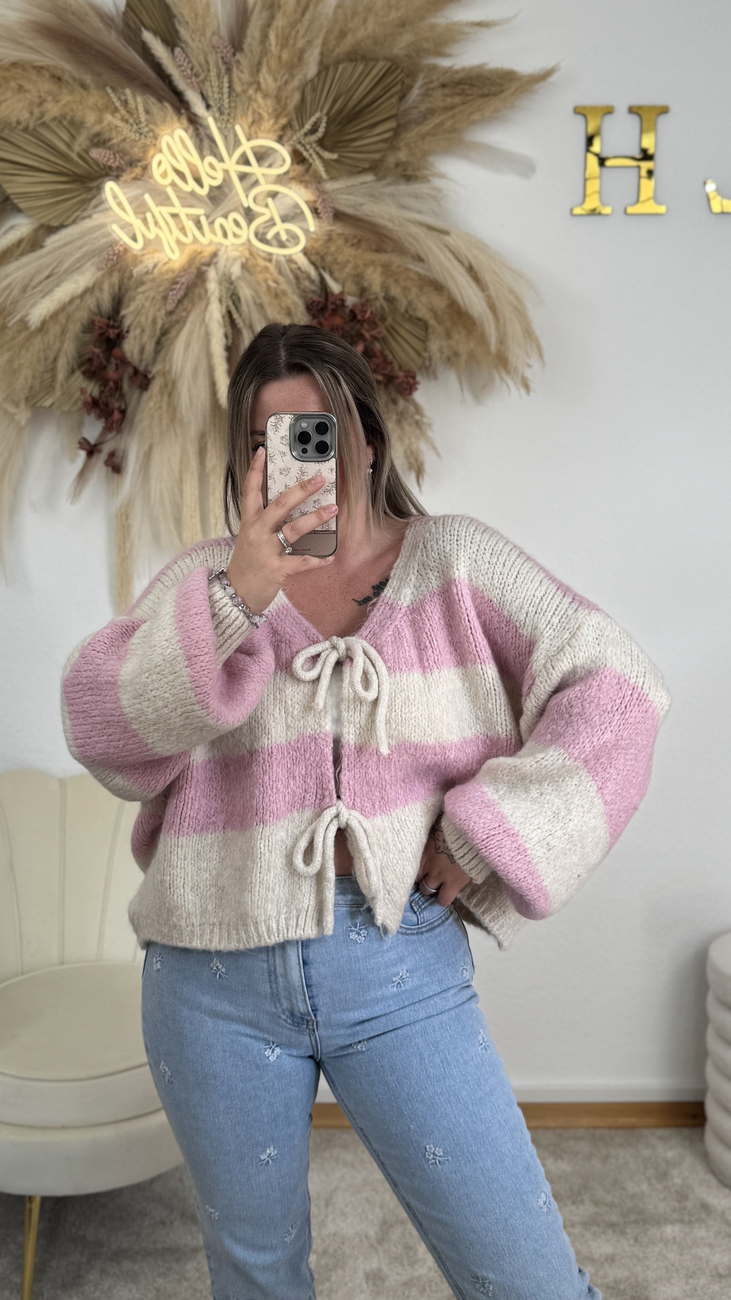 Schleifen Cardigan Stripes