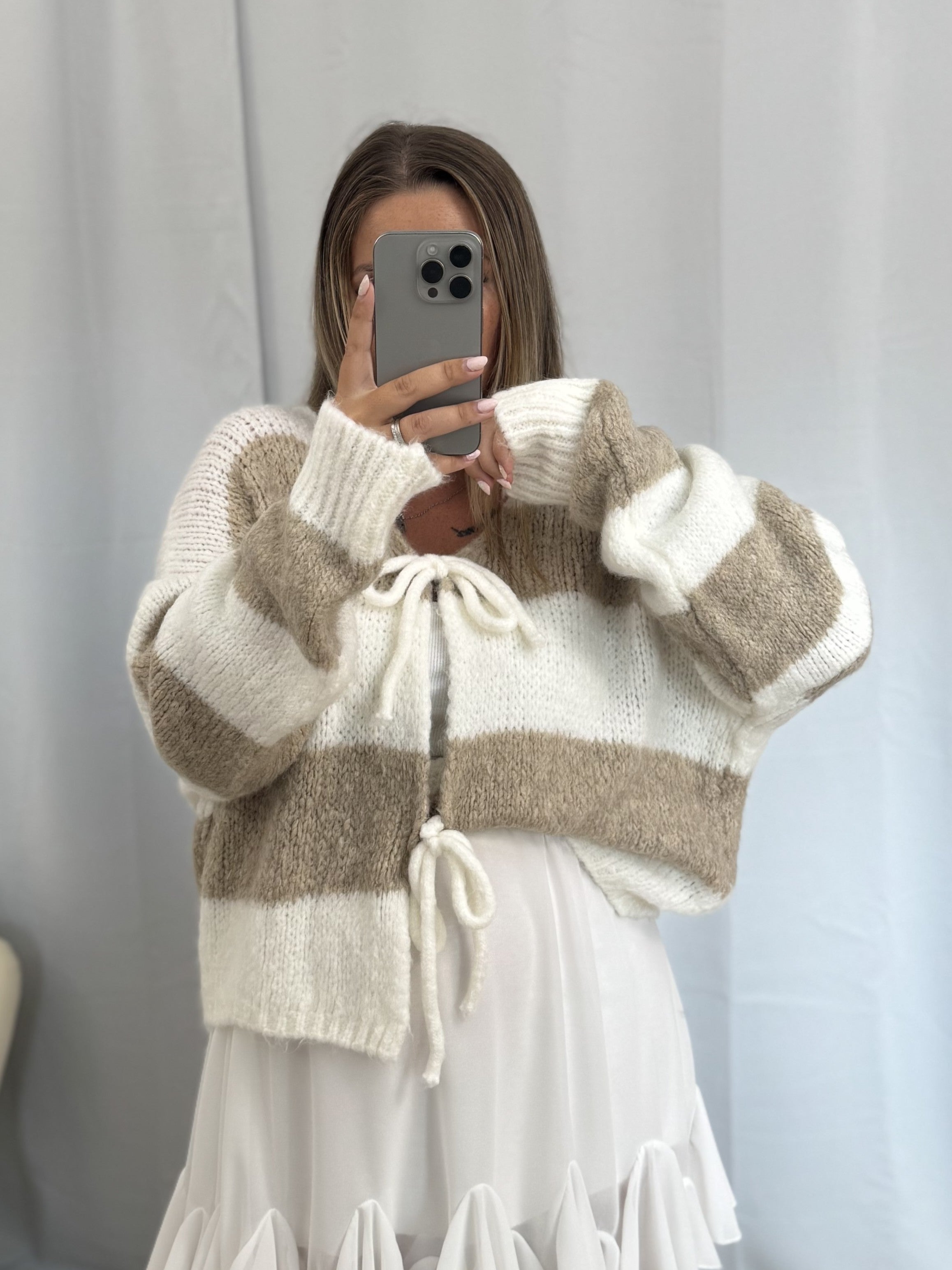 Schleifen Cardigan Stripes