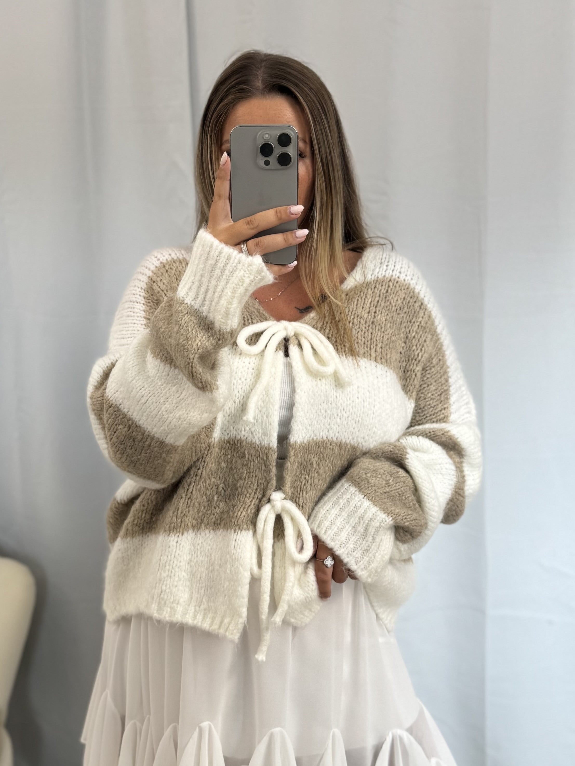 Schleifen Cardigan Stripes