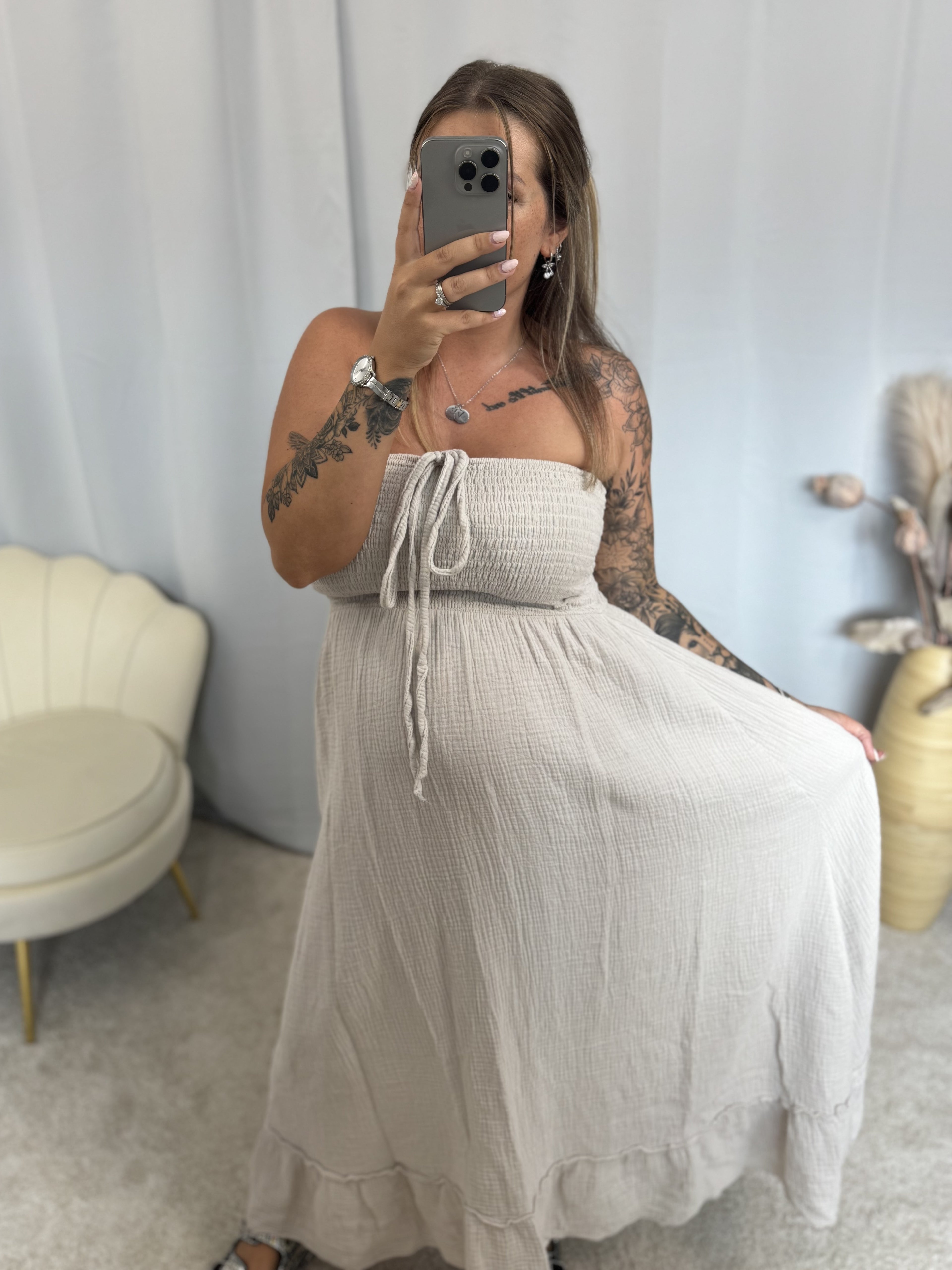 Musselin Kleid Verona