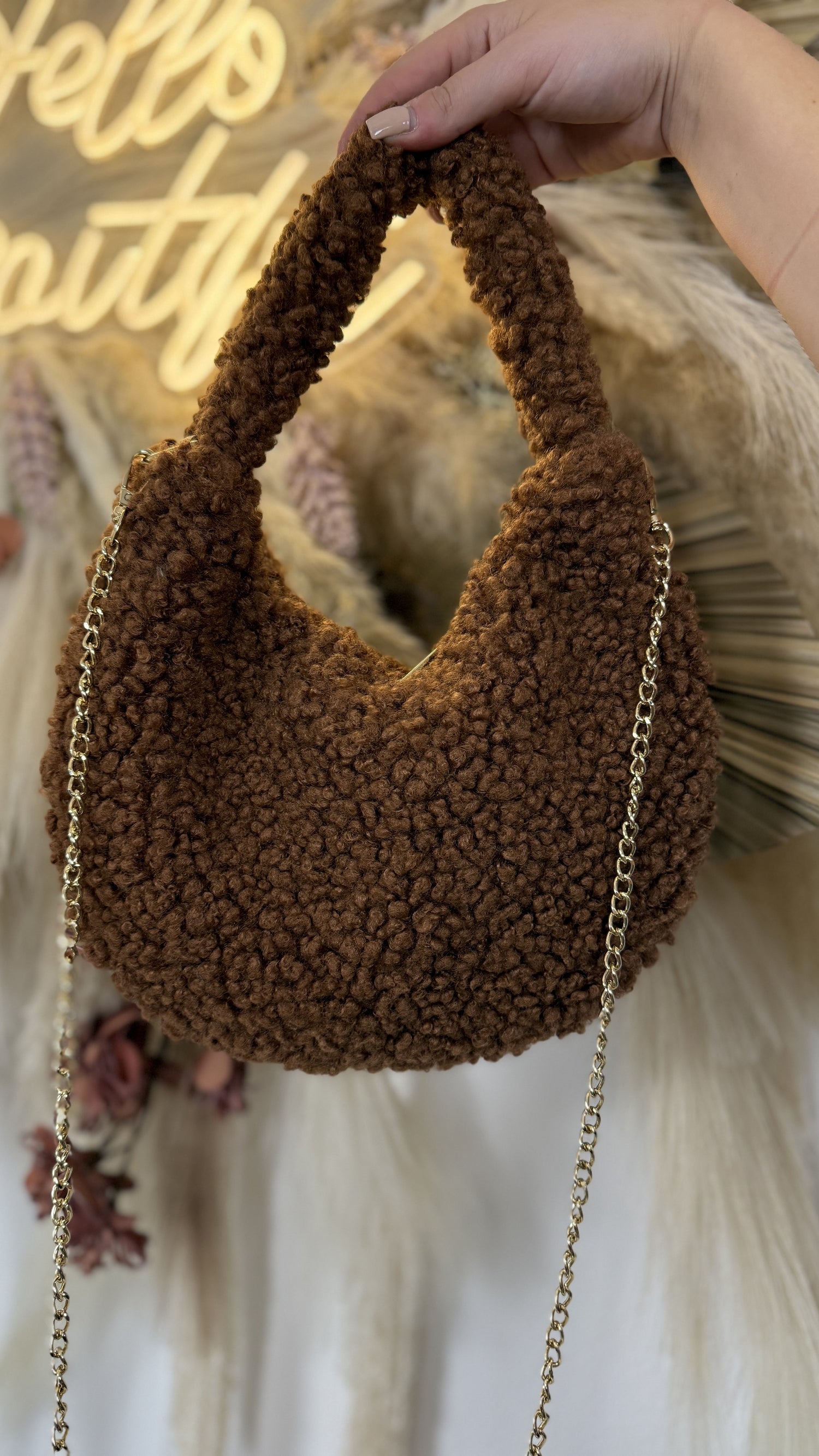 Girly Teddy Bag | Braun