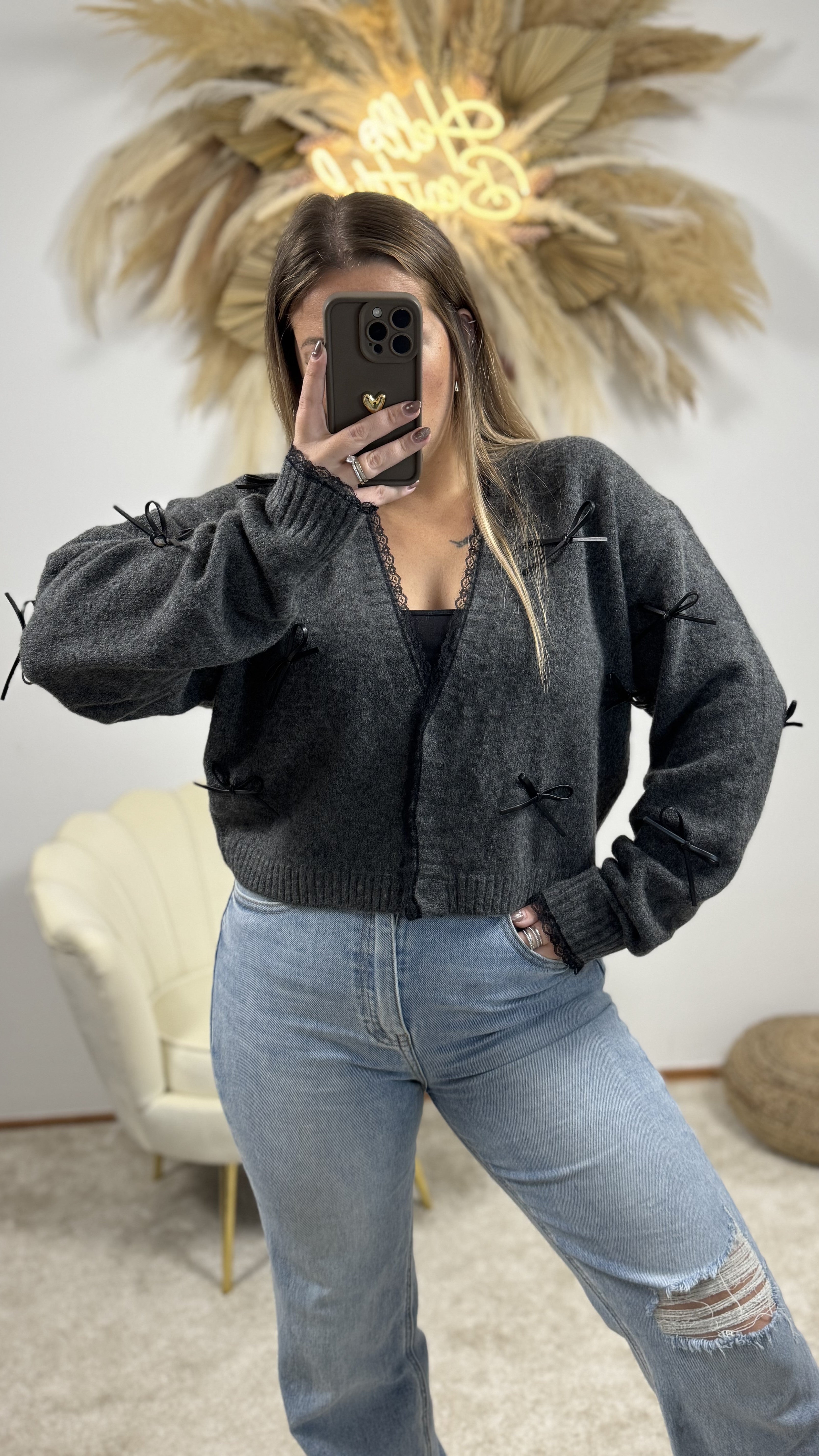 Cardigan Cutie | Grey