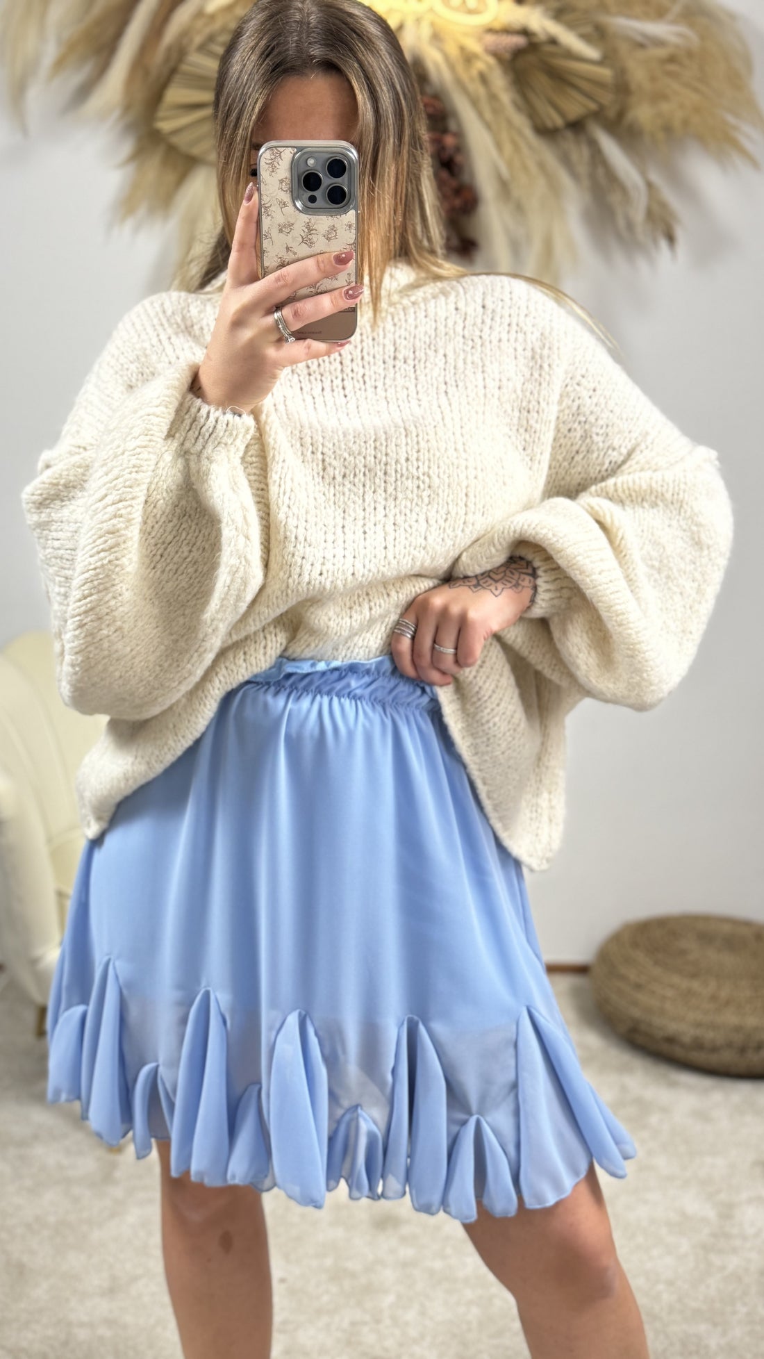 Allwetter-Rock | Babyblau