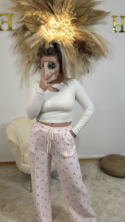 Musselin Hose Flower