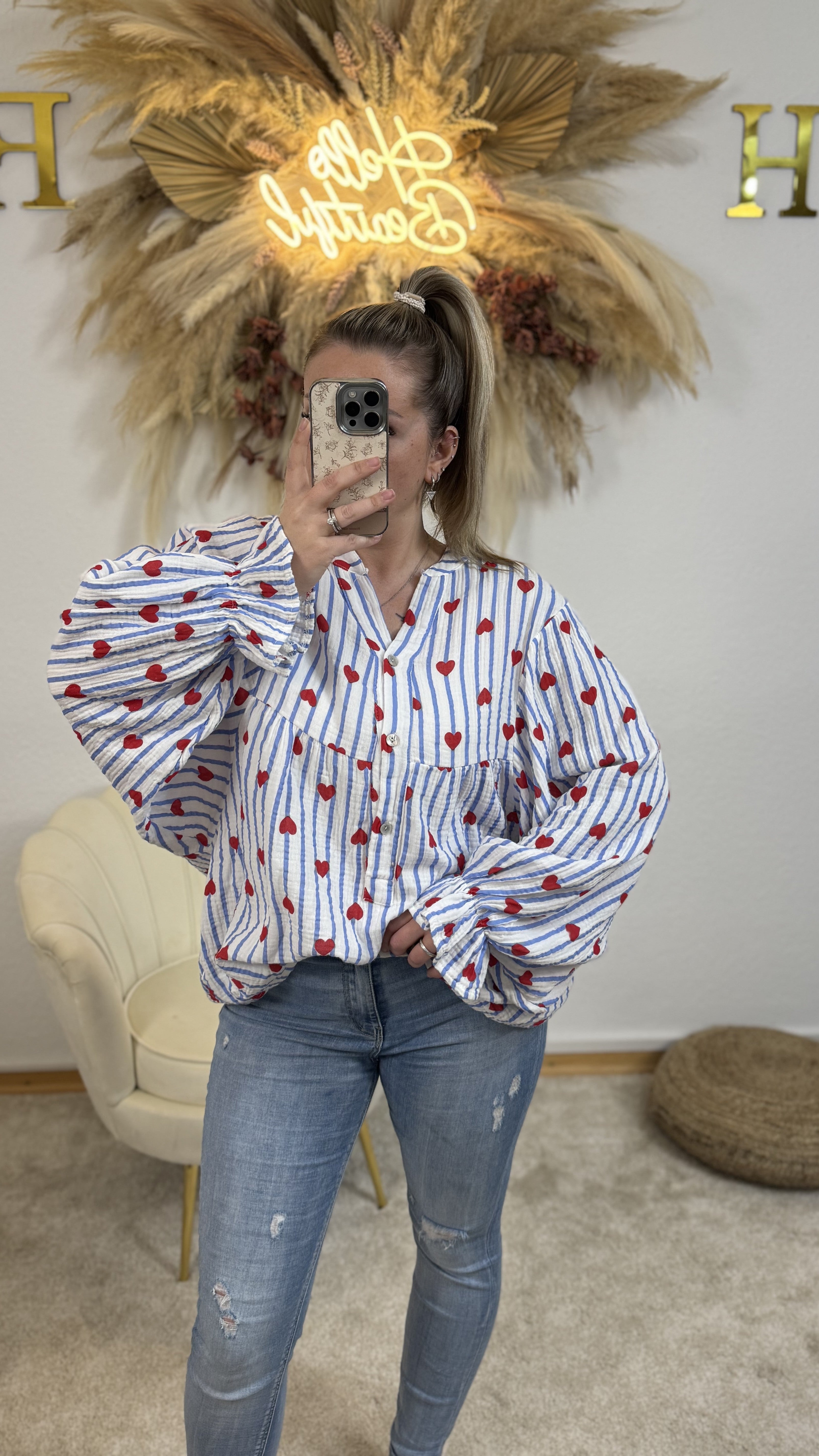 Musselin Tunika Love