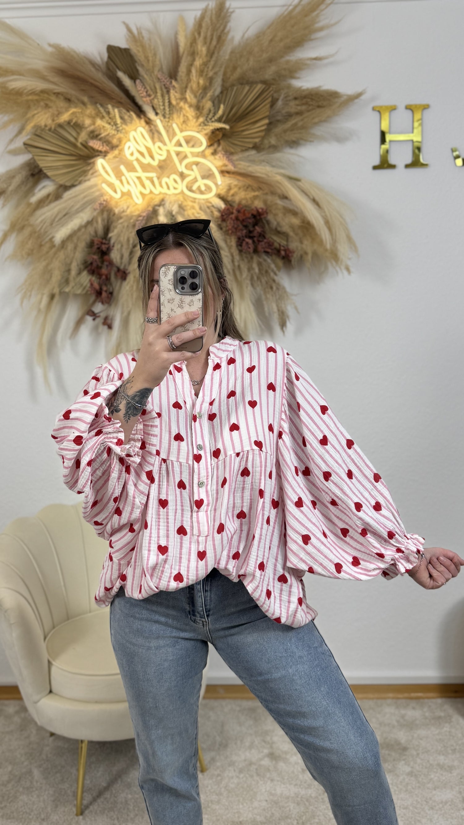 Musselin Tunika Love