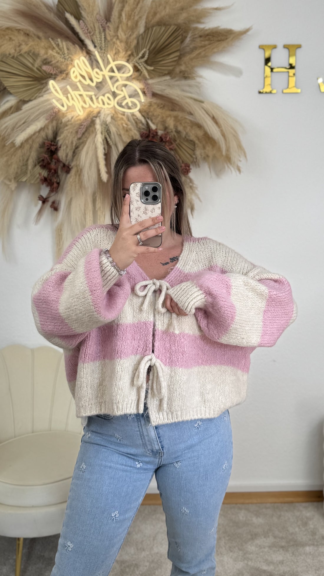 Schleifen Cardigan Stripes