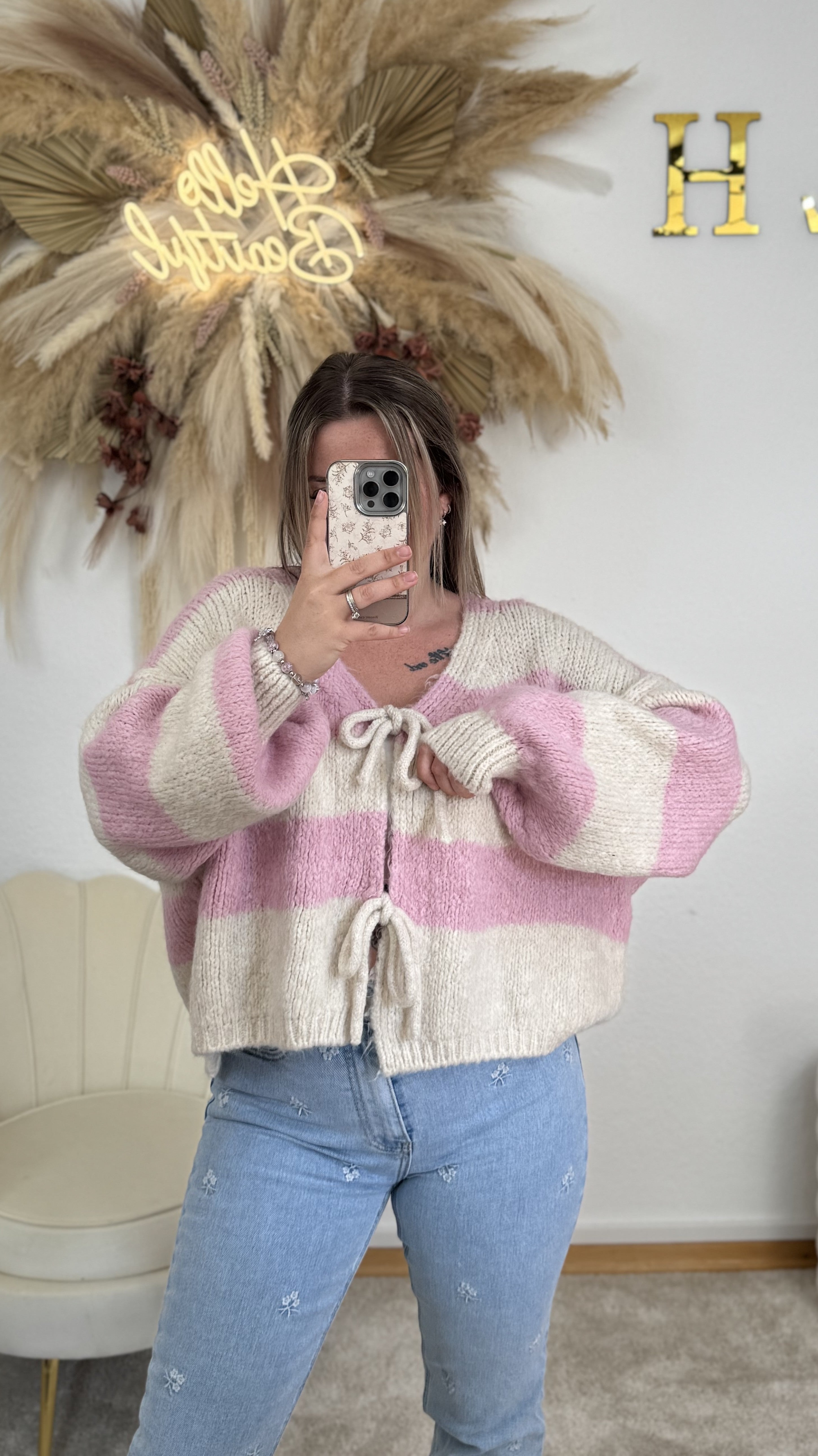 Schleifen Cardigan Stripes