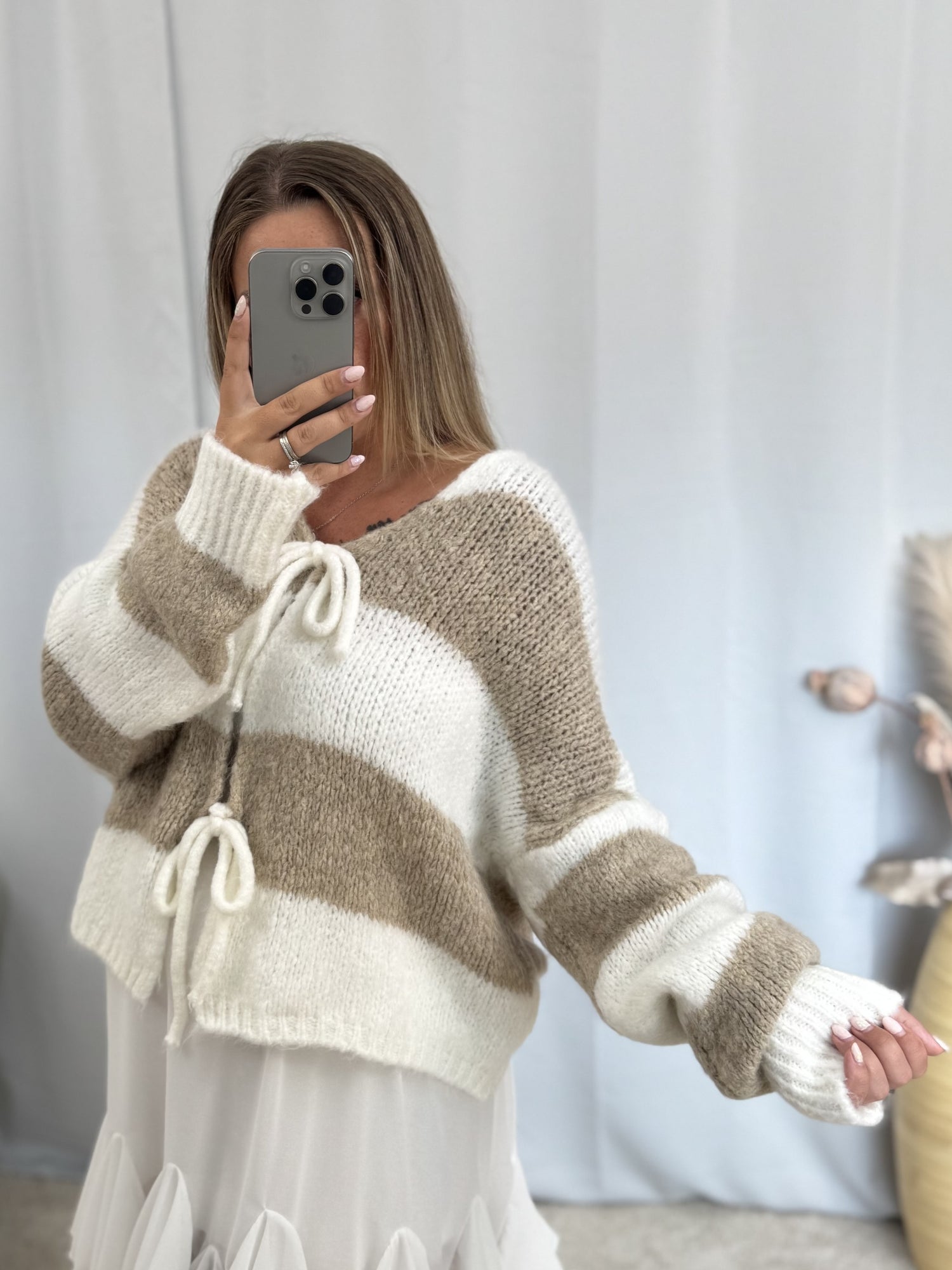 Schleifen Cardigan Stripes