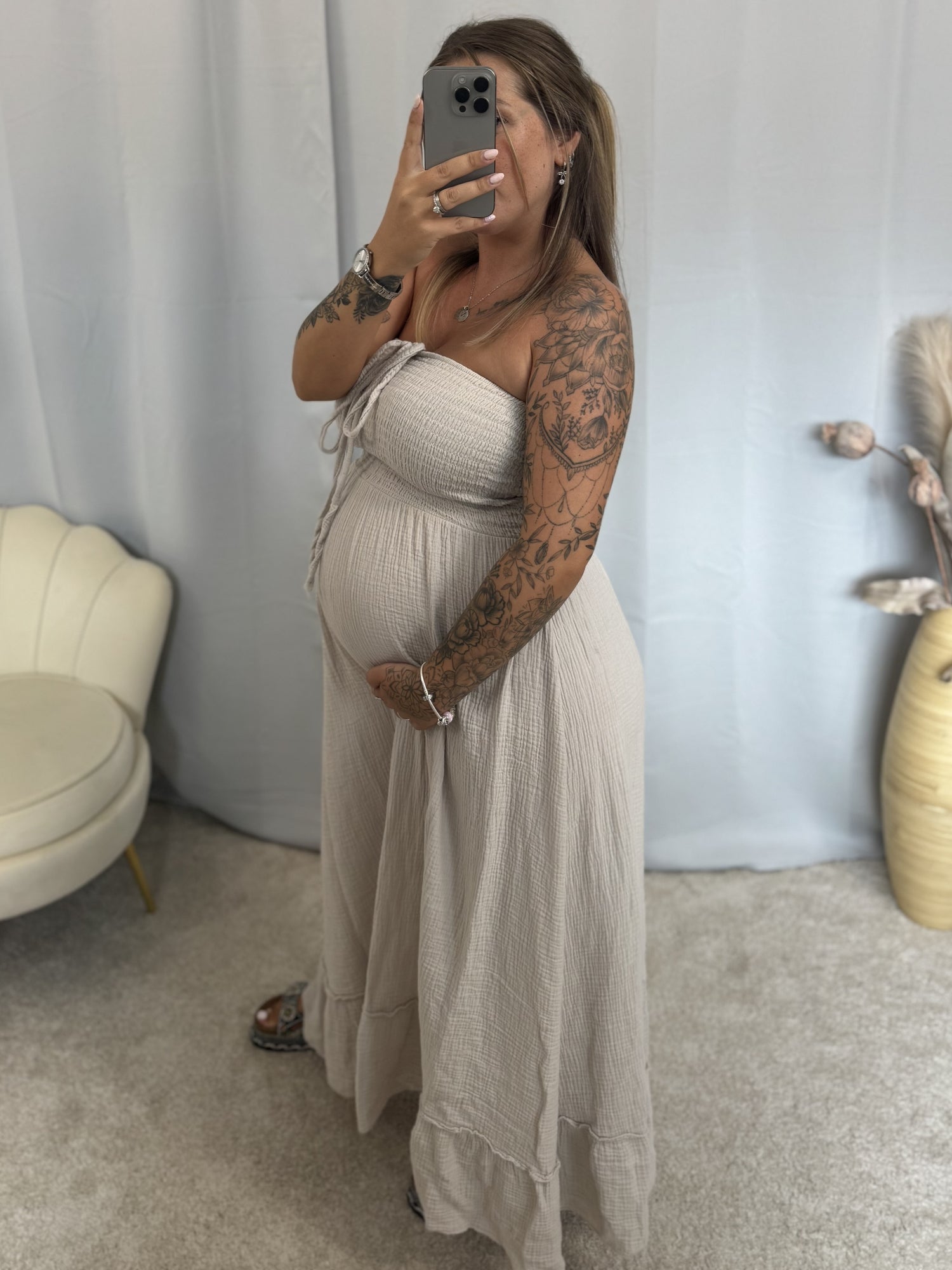 Musselin Kleid Verona