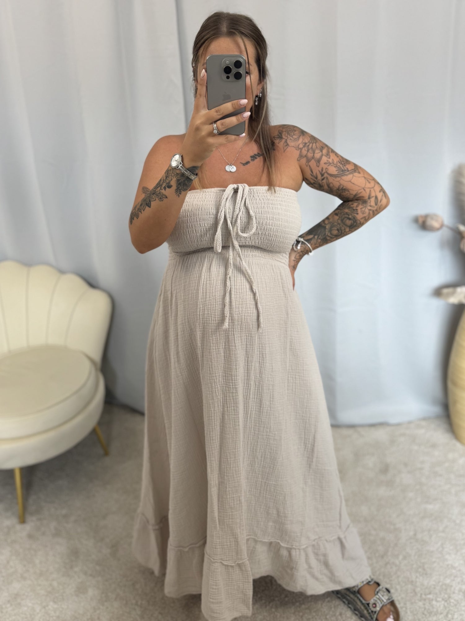 Musselin Kleid Verona